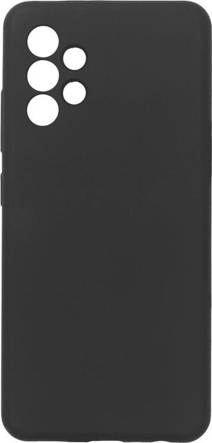 eSTUFF Silikon-Hinterkappe für Samsung Galaxy A32 in Schwarz - Bild 1