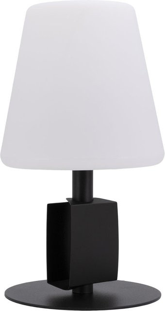 Securit Kabellose LED-Tischlampe Michelle in Schwarz für Innen und Außen mit magnetischem Ladekabel, B/T/H: 15,5 x 15,5 x 27,5 cm - Bild 1