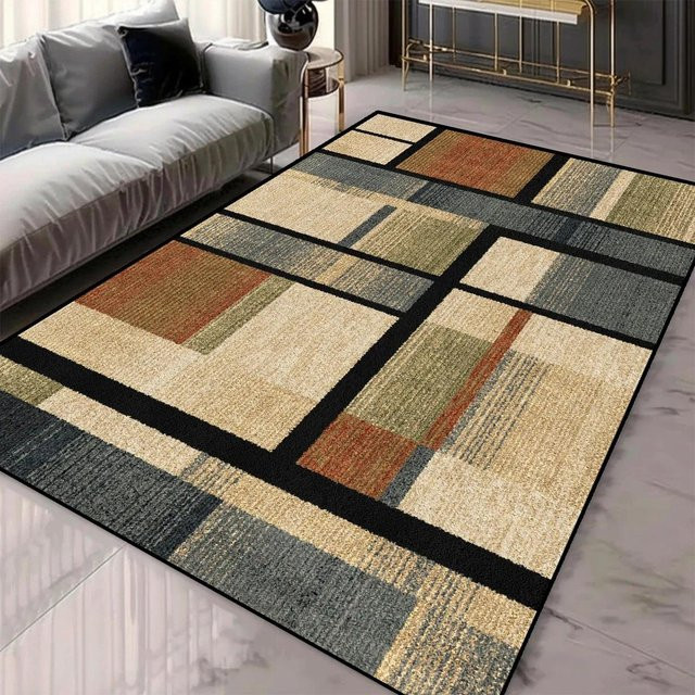 Karpetti Geometrie Teppich Modern Multicolour B/B: 120 x 80 cm - Bild 1