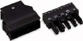 WAGO Buchse 2x0,5-4mmq schwarz 770-105 - Bild 1