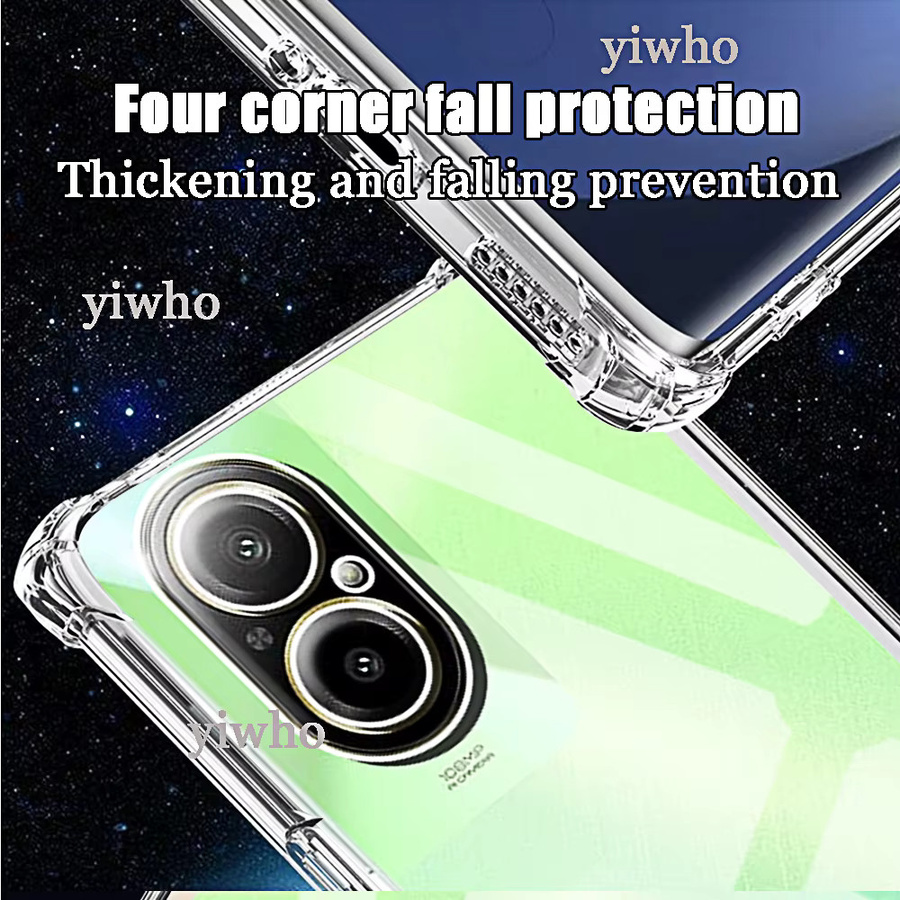Stoßfeste Silikon Handyhülle für Realme C67 4G in Transparent, weiches TPU Case - Bild 2