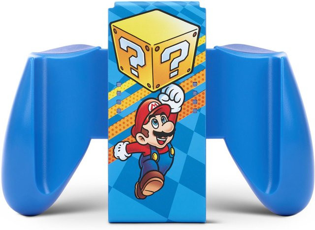 PowerA Joy-Con Comfort Grip für Nintendo Switch in Mystery Block Mario Design - Bild 1