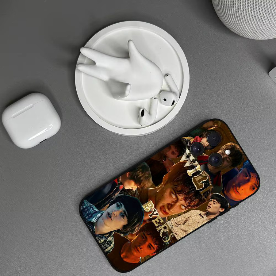 N-Noah Schnapp Handyhülle für iPhone in verschiedenen Modellen, Matte weiche Silikon-Schutzhülle, Multicolour - Bild 6