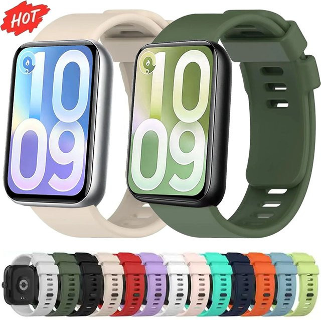 Xiaomi Uhrenarmband Silikon, Bunt, Unisex - Bild 1