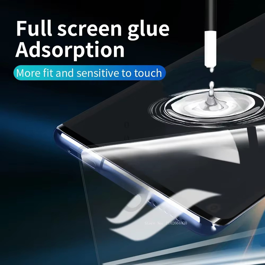 3 Stück UV-gehärtetes Schutzglas mit Vollkleber für Huawei Nova 7, 8, P30, P40, Mate 20, 30, 30E, 40 Pro, Plus, RS, 40E in Transparent - Bild 2