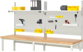 RAU System-Aufbau Komplettset 01 in Grau für eine Produktbreite von 250 cm - Bild 1