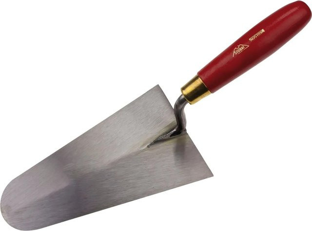 Stubai Maurerkelle 426101 geschmiedet aus Stahl in Silber mit rotem Heft, B/T/H: 18,0 x 11,0 cm - Bild 1
