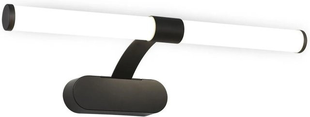 NETTLIFE Wandleuchte aus Metall in Schwarz mit LED-Beleuchtung für Badezimmer, Flur und Wohnzimmer - Bild 1