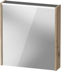 Duravit LED-Badspiegel D-Code Eiche Marmorie B/H/T: 65 x 70 x 5 cm - Bild 1