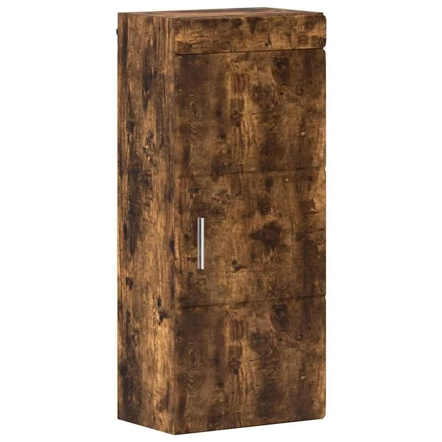 vidaXL Badezimmer-Wandschrank TULUM in Geräucherte Eiche, Braun, Modernes Design - Bild 2