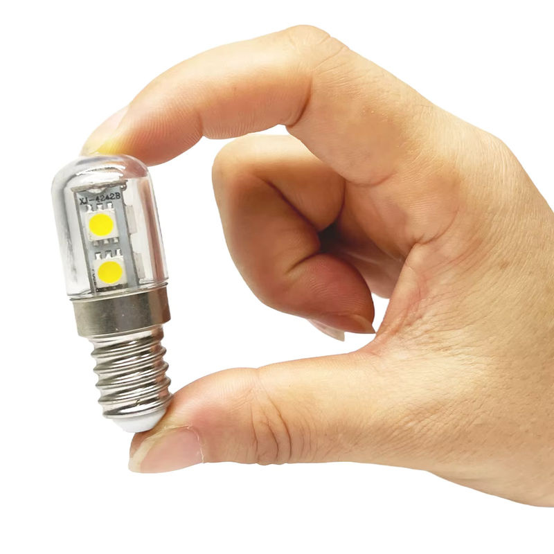 YORYZENG Mini LED Mais Glühbirne E14 SMD 5050 für Kühlschrank und Dunstabzugshaube, transparent - Bild 4