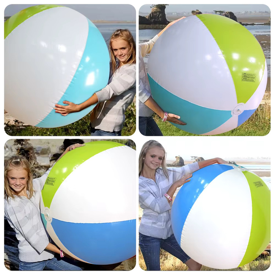 Wonflex Rasenball, aufblasbares Outdoor-Spielzeug, PVC, bunt/mehrfarbig - Bild 3