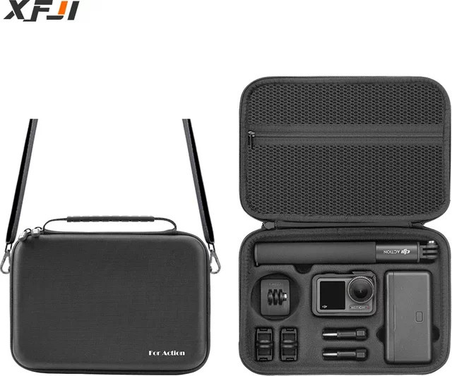 DJI Tragbare Aufbewahrungstasche in Schwarz für Osmo Action 5, PRO 4 und 3 mit wasserdichtem Schutz für Kamera, Akkus und Zubehör - Bild 1