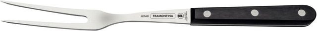 Tramontina Century Tranchiergabel aus Edelstahl in Silber und Schwarz - Bild 1