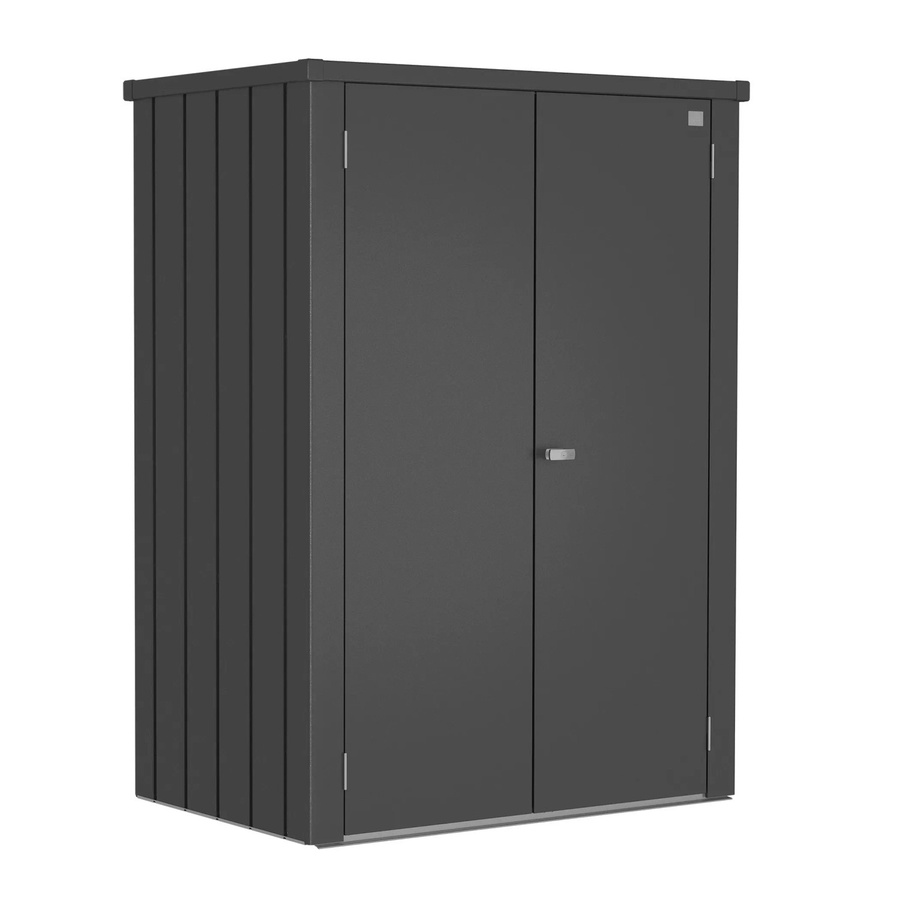 Biohort Terrassenschrank Romeo Dunkelgrau-Metallic B/T/H: 132 x 87 x 181 cm - Bild 2