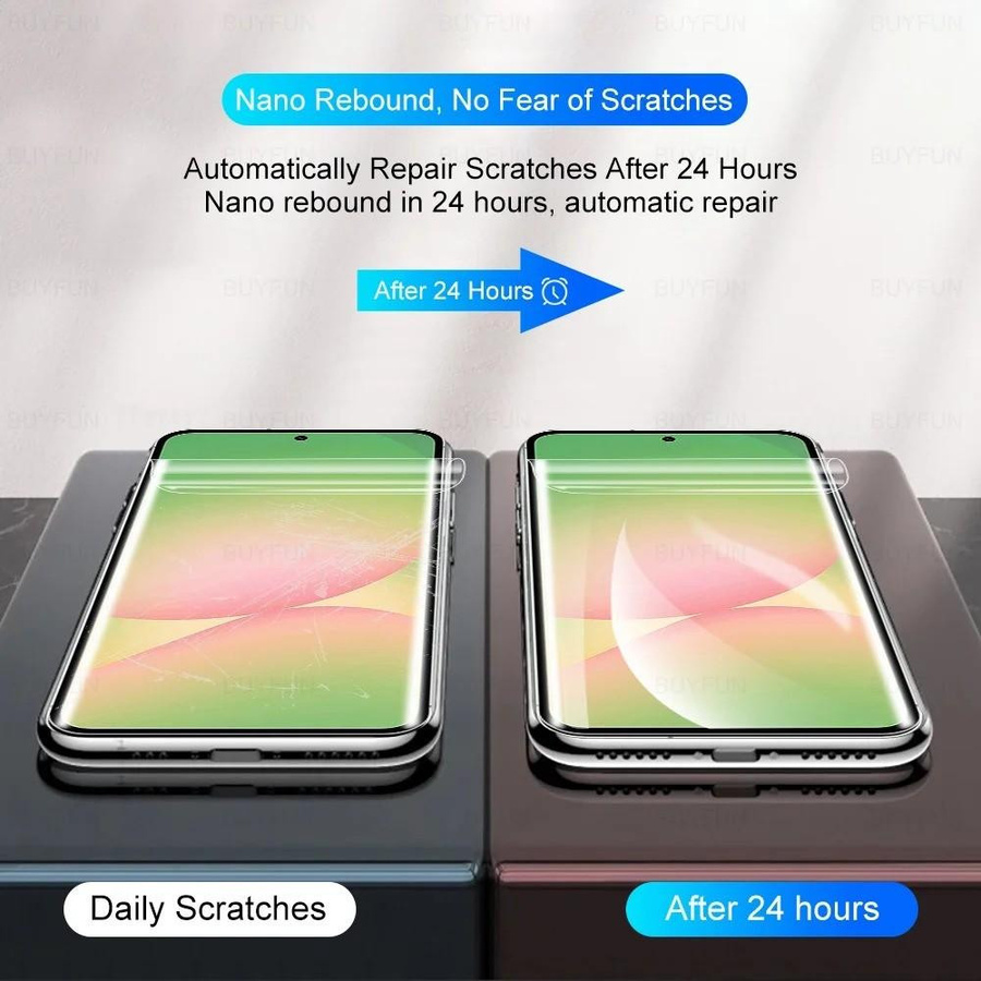 2 Stück Samsung Hydrogel-Displayschutzfolie für verschiedene Galaxy Modelle, transparent - Bild 9