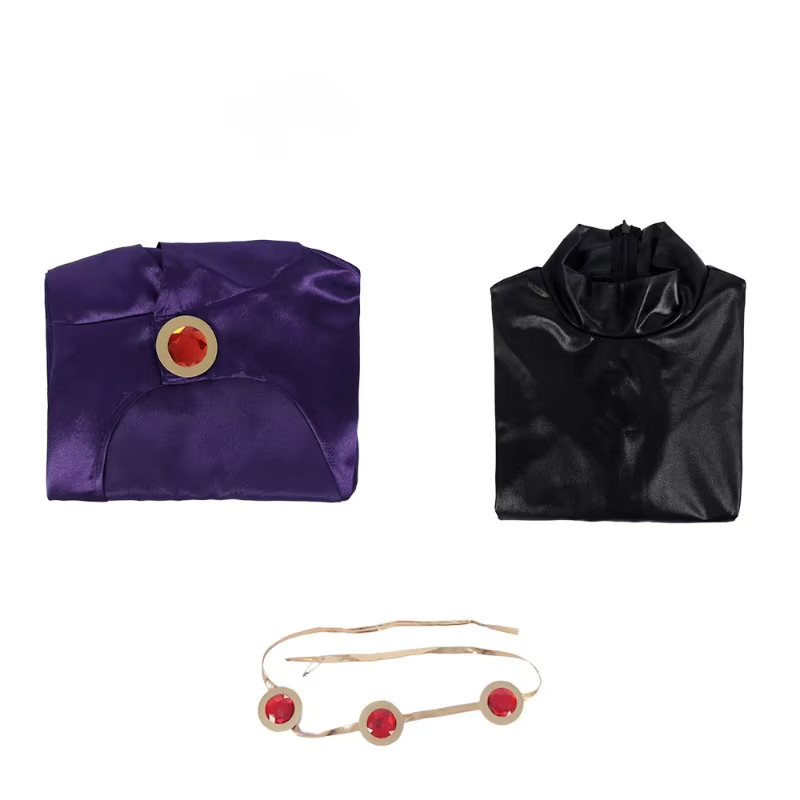 ZOBOTT Teen Titans Raven Cosplay-Kostüm, Set, Fantasy, Plüsch / Textil - Bild 3