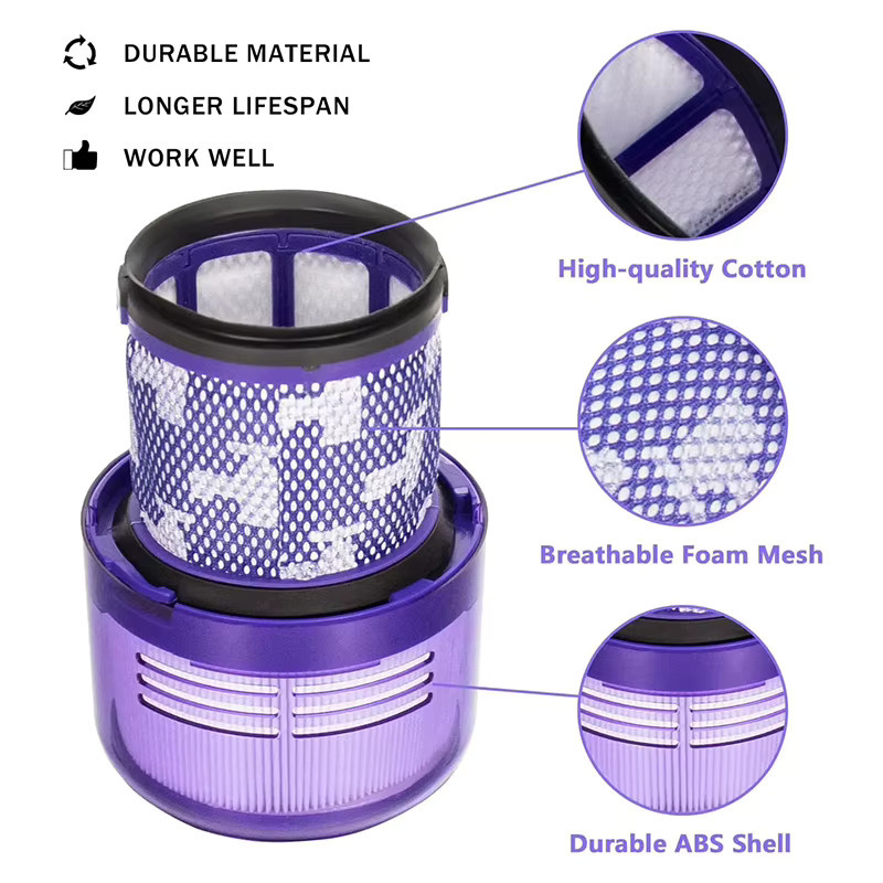 Waschbarer HEPA-Nachfilter für Dyson V15 V11 SV14 kabellose Stielstaubsauger in Purple - Bild 3
