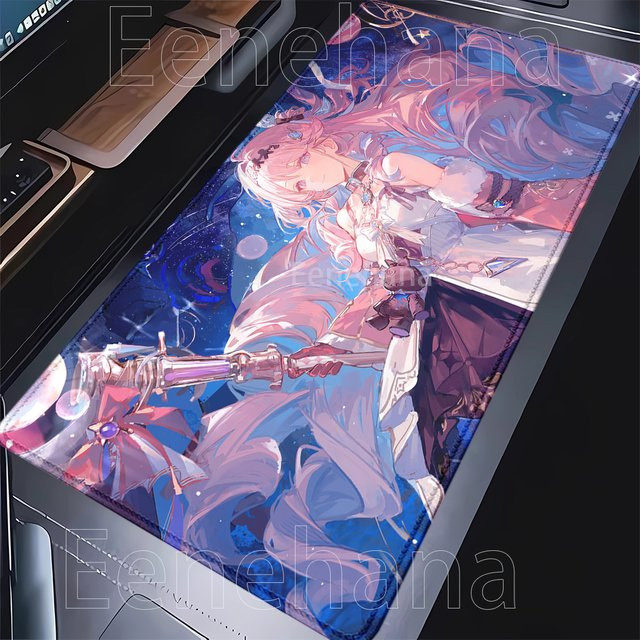 Eenehana Mauspad Denia Wuthering Waves Kawaii Anime Design, Mehrfarbig - Bild 1