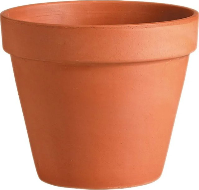 Deroma Pflanztopf Standard in Terrakotta mit einem Durchmesser von 11 cm - Bild 1