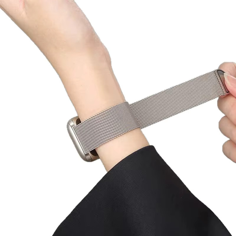 Milanaise-Schlaufe für Apple Watch-Bänder, Metallarmband - Bild 1
