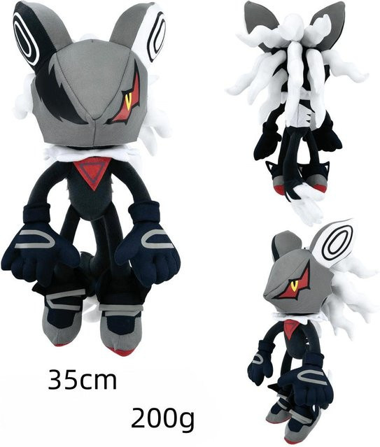 Käthe Kruse Sonic Igel Plüschtier, schwarz, grau - Bild 1