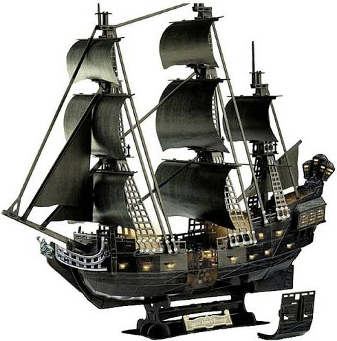 Revell 3D-Puzzle Black Pearl LED Edition mit LED-Beleuchtung 1-teiliges Set - Bild 1