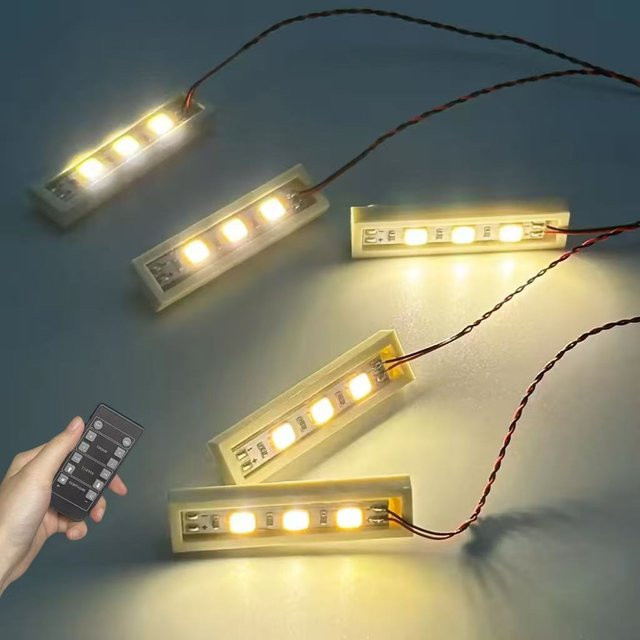 LYBMTWF LED-DIY-Beleuchtungsset, LED-Lichtstein, 20-teiliges Set, Fernbedienungsversion - Bild 1