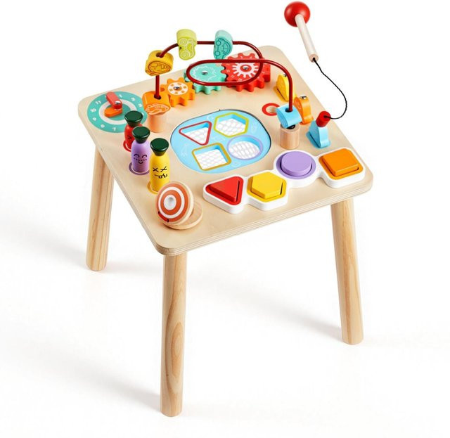 Montessori Aktivitätstisch, Holz Lernaktivitätstisch, ab 1 Jahr - Bild 1