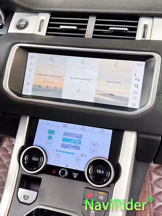 NAVIRIDER Android Multimedia-Autoradio mit GPS-Navigation und Carplay für Land Rover Evoque L538 (2012-2018), Schwarz - Bild 5