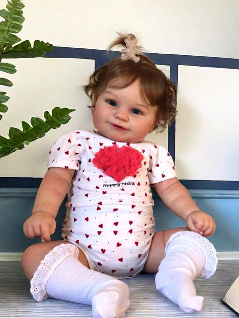 OtardDolls Maddie Reborn-Puppe, 18-Zoll-Ganzkörper-Silikon-Babypuppe, bunt - Bild 1