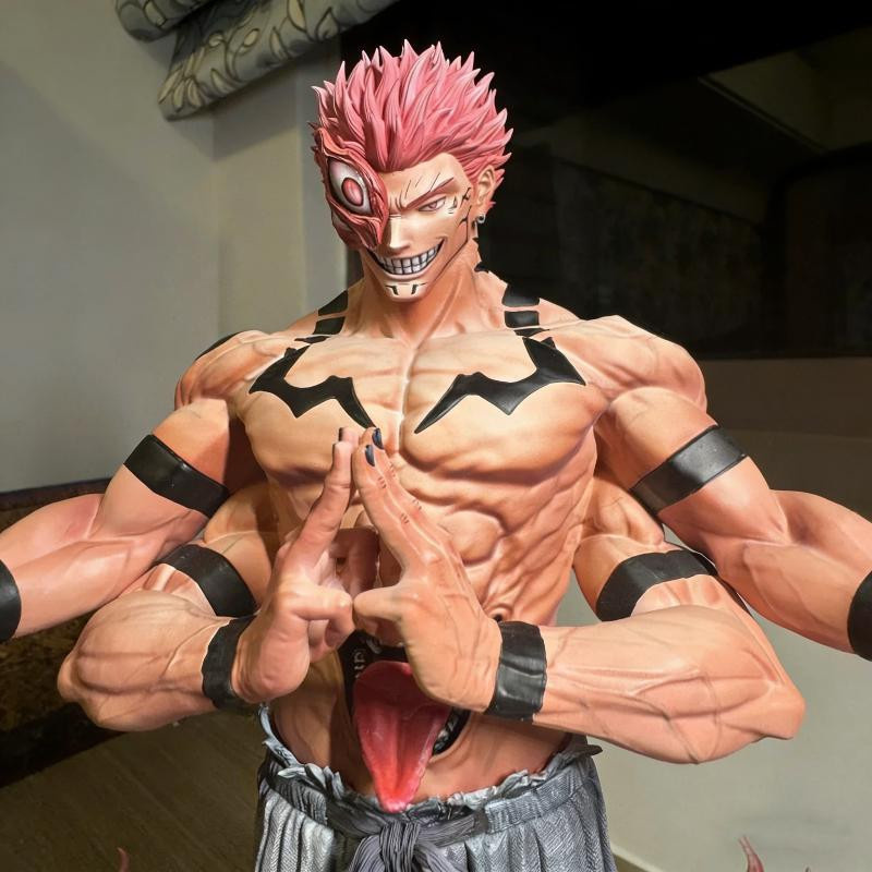 Yiran toy 1 Jujutsu Kaisen Ryomen Sukuna PVC Figur 30cm - Bild 4