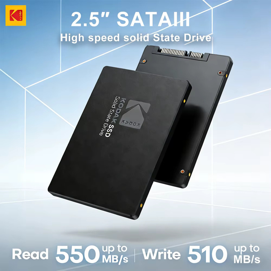 Kodak x120Pro SSD SATA3.0 2,5 Zoll Solid-State-Laufwerk in Schwarz mit 550 MB/s Lesegeschwindigkeit für Desktop-PCs und Laptops - Bild 2