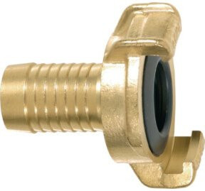 GEKA plus Schlauchstück aus Messing mit Schlauchgröße 10mm - Bild 1
