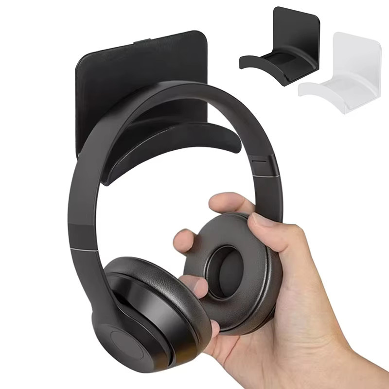 VORTNGLE Universal Kopfhörer Halterung aus Kunststoff mit Klebebefestigung für Gaming Headsets, Wandhalterung oder Untertisch-Aufhängung, erhältlich in Schwarz oder Weiß - Bild 6