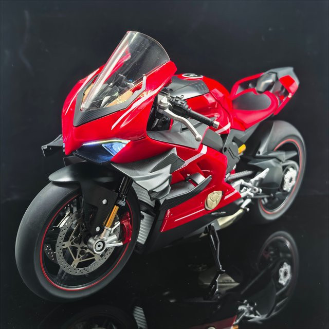 MAKEDA Ducati V4S V4R, Motorrad Modell, 1:6, Metall, Rot - Bild 1