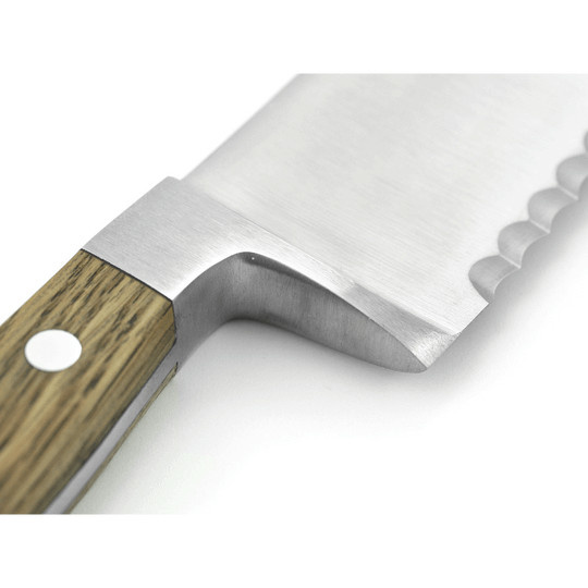 Güde Brotmesser Alpha aus Edelstahl mit Fasseiche in Braun, Klingenlänge: 21 cm - Bild 2