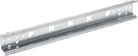 Hager Hutschiene aus Stahl in Silber, 50 Stück, Länge: 250 mm - Bild 1