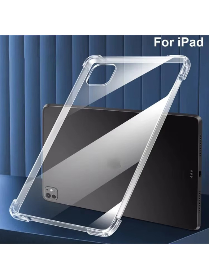 Transparentes Silikon TPU Soft Case mit Airbag-Schutz für Apple iPad Modelle - Bild 4