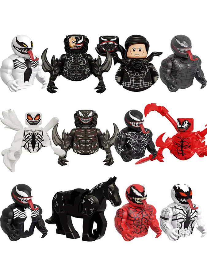 Camage Legends Venom mit Pferd, Bausteine Mini-Actionfiguren, Anti-Venom - Bild 4