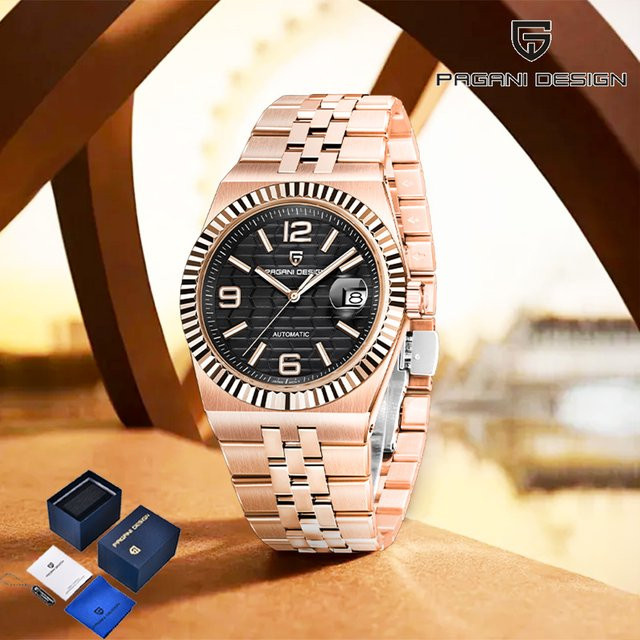 Pagani Design Armbanduhr, Automatik, Edelstahl, Herren - Bild 1