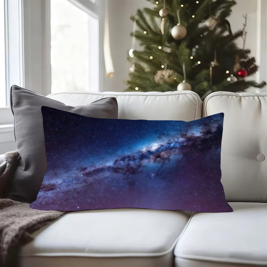 Potdemiel Kissenbezug mit Sternenhimmel und Galaxie-Motiv, rechteckig, B/H: 30 x 30 cm - Bild 5