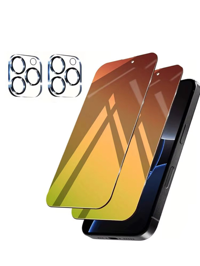 NNBILI Sichtschutzfolie und Objektiv-Displayschutzfolie für iPhone 17 Pro Max, Set aus 2 Sichtschutzfolien und 2 Objektiv-Schutzfolien, kratzfest und blasenfrei mit vollständiger Abdeckung - Bild 6