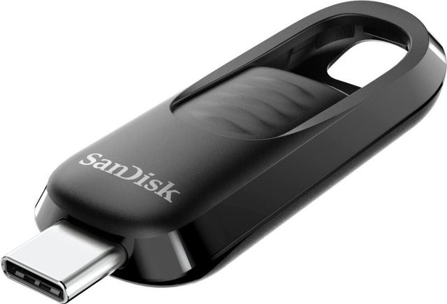 SanDisk Ultra Slider USB-Flash-Laufwerk USB-C 3.2 Gen 1 512 GB Schwarz - Bild 1