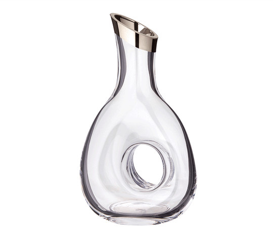 Weindekanter Karaffe Gordon in Transparent und Silber - Bild 1