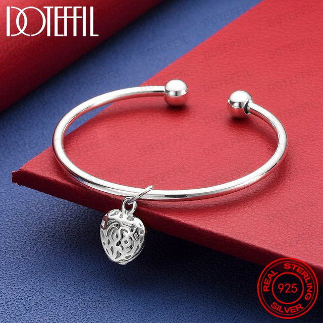DOTEFFIL Armreif 925 Silber, Perle, Unisex - Bild 1