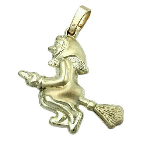 SIGO Anhänger Hexe, 375 Gold - Bild 1