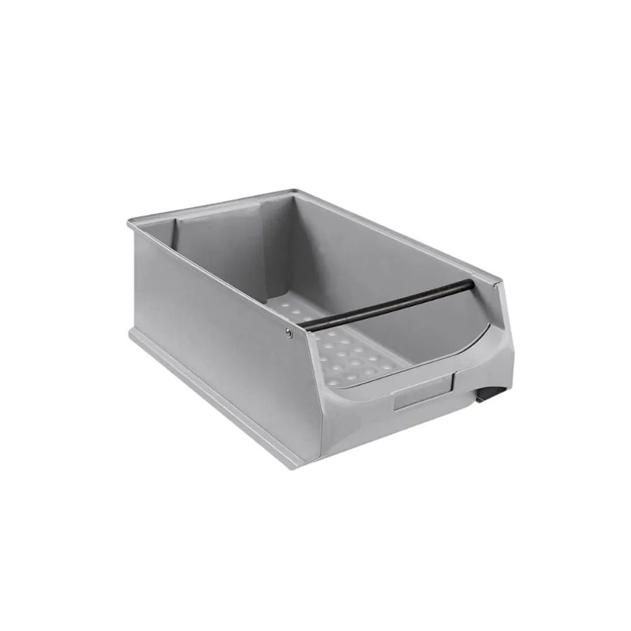 PROREGAL Sichtlagerbox 5.1 Grau mit Griffstange, H x B x T: 20 x 30 x 50 cm - Bild 2