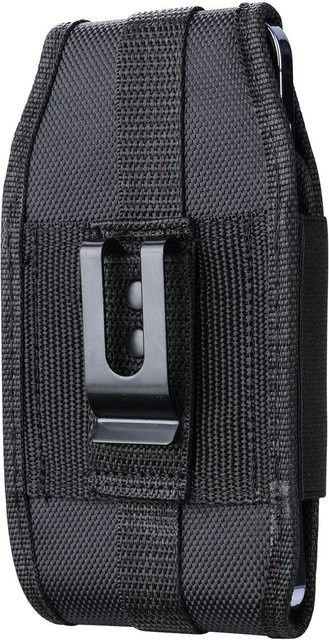 SZwatch Universal Oxford Handy-Gürteltasche für iPhone 14 13 Samsung Huawei Xiaomi in Schwarz - Bild 1