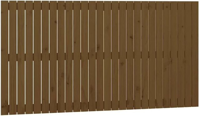 vidaXL Wand-Kopfteil aus Massivholz Kiefer in Honigbraun B: 166 cm, H: 90 cm, T: 3 cm - Bild 1